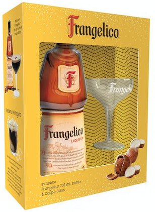 Frangelico Hazelnut Liqueur 750ml GIFT SET, Italy