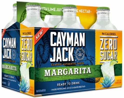 Cayman Jack Margarita Zero Sugar Bottles