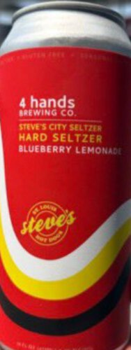 4 Hands Steve's Hot Dogs Hard Seltzer