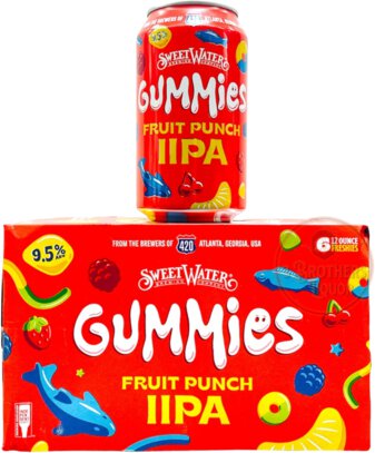 Sweetwater Gummies Fruit Punch Dipa 6pk Cn
