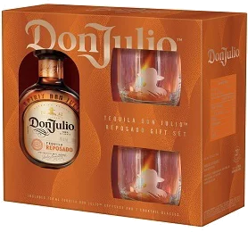 Don Julio Reposado Tequila (gift set with two glasses)