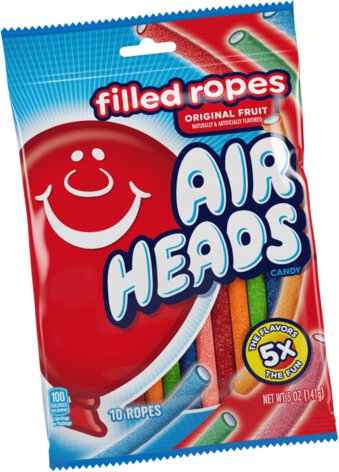 Air Heads Filled Ropes Original Fruit 5oz Bag