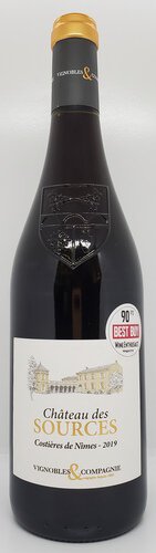 Chateau Des Sources Costieres De Nimes Rhone Red