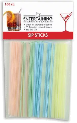 Wrap Art Sip Sticks 100 Count