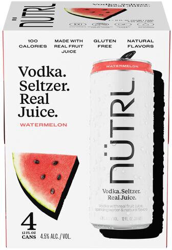 NUTRL Vodka Hard Seltzer, Watermelon