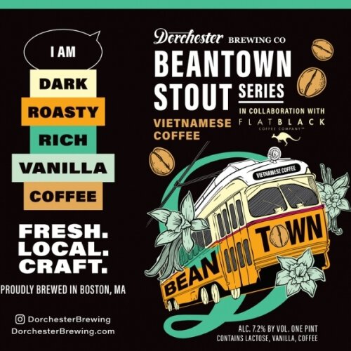 DORCHESTER BREWING CO. BEANTOWN Vietnamese COFFEE STOUT