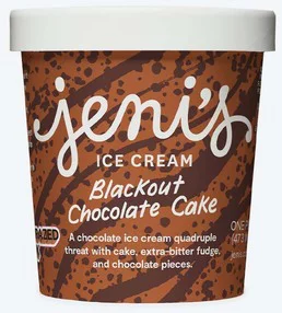 Jenis Ice Cream Blackout Chocolate Cake