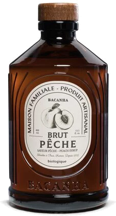 Bacanha Raw Organic Peach Syrup