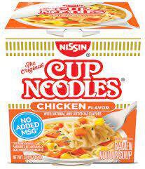 Nissin Chicken Flavor Cup Noodles Ramen Count