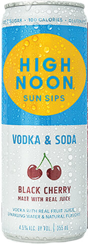 High Noon Black Cherry Vodka & Soda