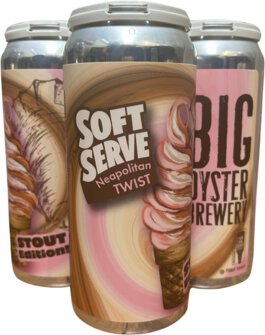 Big Oyster Neapolitan Soft Serve 4PK Cans