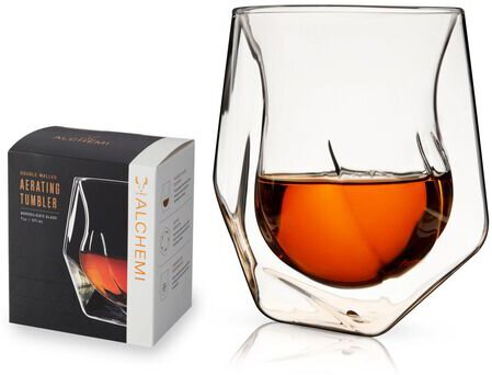 Viski Alchemi Double Walled Whiskey Tasting Glass