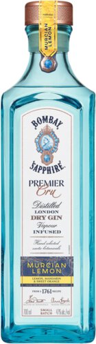 Bombay Sapphire London Dry Gin Vapour Infused Murcian Lemon Abv