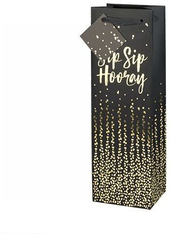 Sip Sip Hooray Wine Gift Bag by Cakewalk