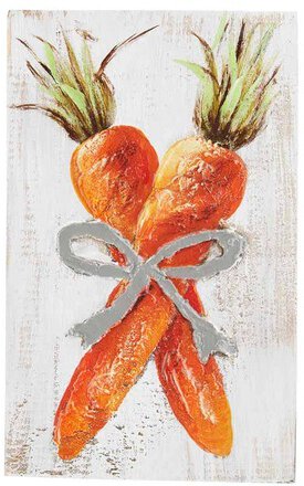 Carrots Painted Easter Plaque