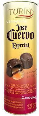 TURIN JOSE CUERVO TEQUILA CHOCOLATE TUBE 7OZ