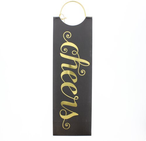 True Brand Cheers Wine Gift Bag w/ Metal Handle