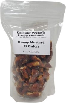 Drinkin Pretzels Honey Mustard Onion