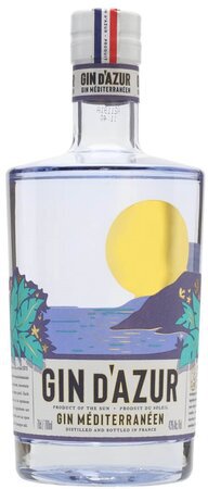 Gin D'azur Mediterraneen Gin 750ml
