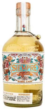 SIEMPRE SMOKE WAGON REPOSADO TEQUILA