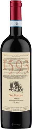 San Fereolo 1593 Langhe Rosso
