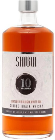 Shibui 10 Year Old Virgin White Oak Single Grain Japanese Whisky