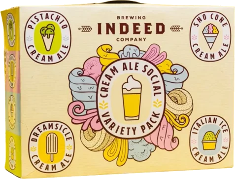 INDEED CREAM ALE VARIETY 12CN