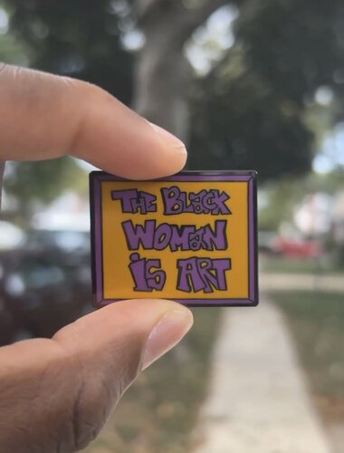 Pop Pins Nyc The Black Woman Is Art Pin