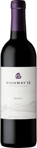 Highway 12 Sonoma County California Merlot Red Wine