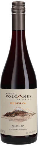 Bodega Volcanes De Chile Pinot Noir Reserva Valle Del Maipo Organic