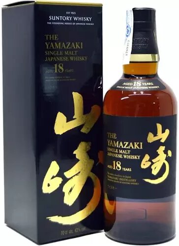 Yamazaki 18 Year Old Single Malt Whiskey (750ml)