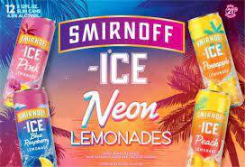 SMIRNOFF SELTZER NEON LEMONADES VARIETY 12CAN 12OZ - Horizon