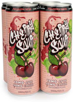Foundry Nation Cherry Sour 10mg THC + 50mg Caffeine