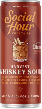 Social Hour Harvest Whiskey Sour 4 Pack Can