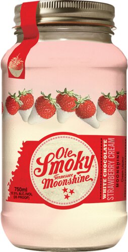 Ole Smoky White Chocolate & Strawberry Cream Moonshine