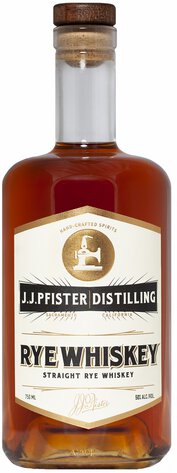 JJ Pfister Straight Rye Whiskey