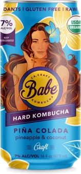 Babe Hard Kombucha Pina Colada