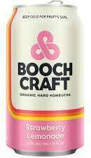 Single Booch Craft Strawberry Lemonade Organic Hard Kombucha