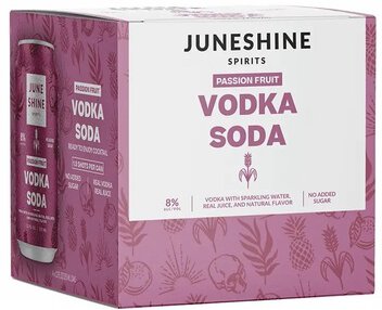 June Shine Passion Fruit Vodka Soda