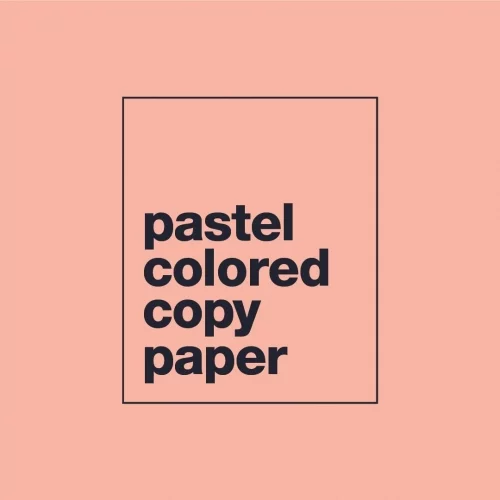 Long Live Pastel Colored Copy Paper Tdh Ipa