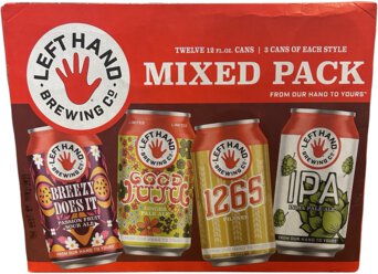 Left Hand Mixed Pack 12PK Cans