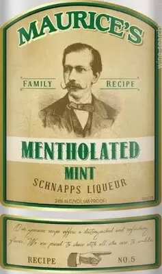 Maurice's Mentholated Mint Schnapps Liqueur