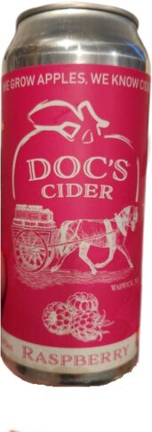 Doc's Hard Raspberry Cider 16oz Can