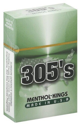 305 Cigarettes Menthol Kings