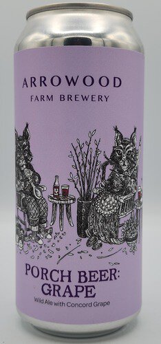 Arrowood Farm Porch Beer: Grape Sour Ale