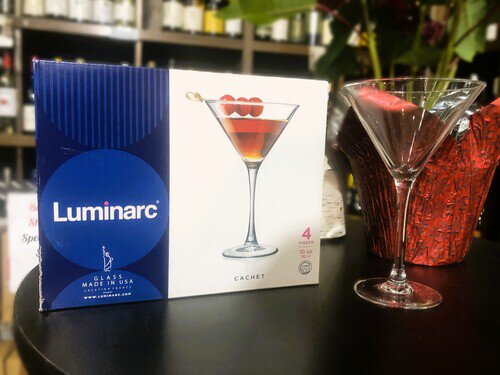 4pc Martini/Margerita Glass Set