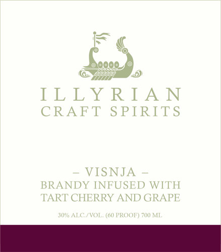 Illyrian Craft Brandy Visnja Tart Cherry Small Batch