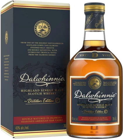 Dalwhinnie The Distillers Edition Highland Single Malt Scotch Whisky Double Matured in Oloroso Seasoned American Oak Casks