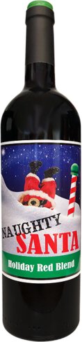 Naughty Santa Holiday Red Blend