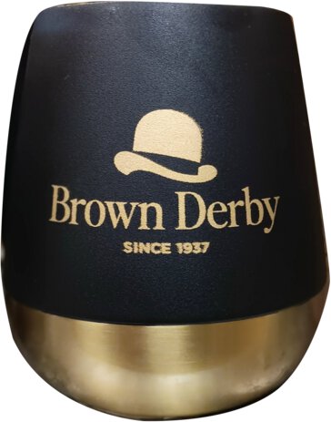 Rise  10 oz Brown Derby Wine Tumbler